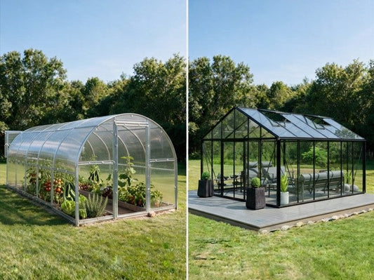 Polycarbonate vs. Glass Greenhouses: Which Is Right for Your Texas Backyard?
