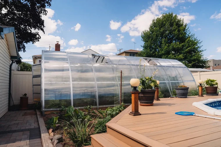 Classic Arch Polycarbonate Greenhouse