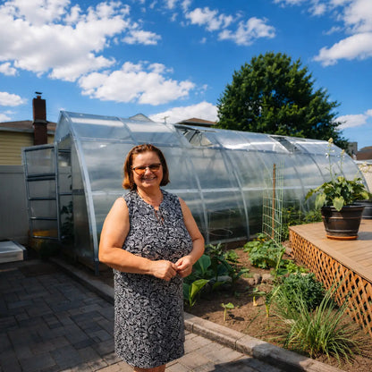 Classic Arch Polycarbonate Greenhouse