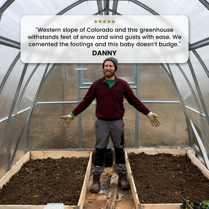 Classic Arch Polycarbonate Greenhouse