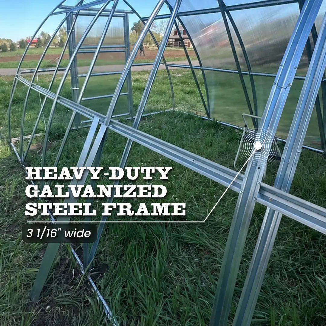 Classic Arch Polycarbonate Greenhouse